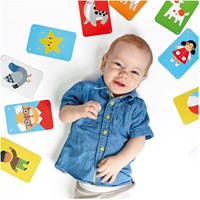 Banana Panda hoogcontrast babykaarten educatief speelgoed 6-9 maanden-3