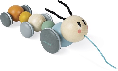 Janod Sweet Cocoon - Trekfiguur Rups