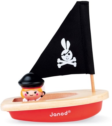 Janod Badspeelgoed - Kapitein Melo & boot