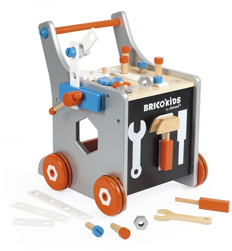 Janod Brico'kids - DIY magnetische trolley