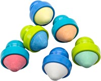 Eduplay stoepkrijt set Easy Grip - 6 stuks - Multicolor krijt