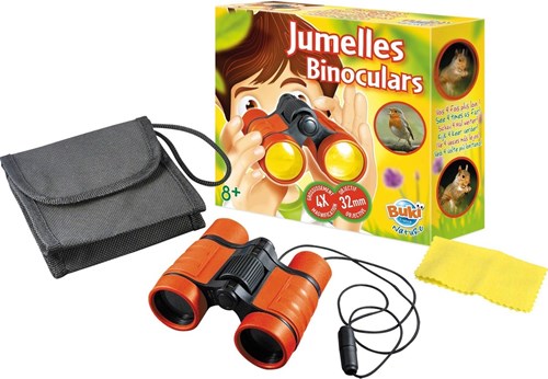 Buki verrekijker kind 4x32mm - lichtgewicht speelgoed verrekijker