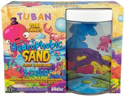 Tuban sable hydrophobe - jouet éducatif avec aquarium et 5 couleurs