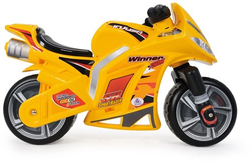 Injusa Loopfiets Motor Speed Bike Geel