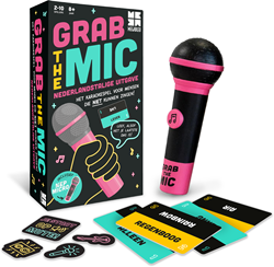 Megableu karaoke partyspel Grab the Mic - muziekspel voor 2-10 spelers