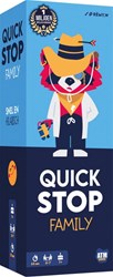 Asmodee jeu de cartes Quickstop Family – Jeu de société familial – 240 cartes – Rapide et hilarant – À partir de 8 ans