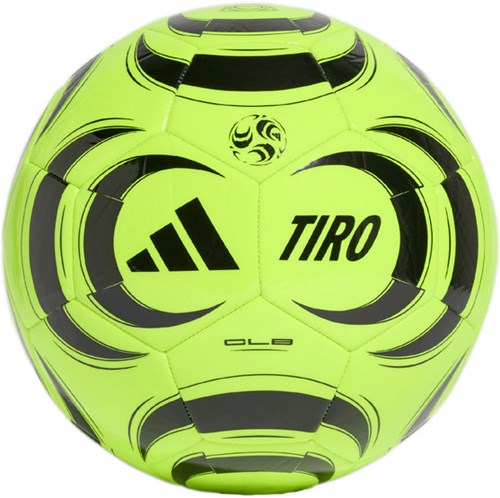 Adidas voetbal Tiro Club maat 5 geel zwart imitatieleer bal