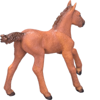 Mojo Horses speelgoed paard Arabisch Veulen Kastanje - 381019-2