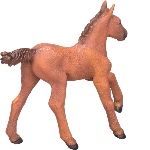 Mojo Horses speelgoed paard Arabisch Veulen Kastanje - 381019-2