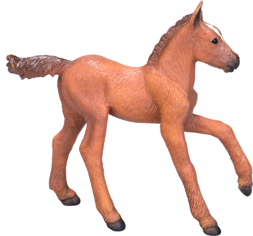 Mojo Horses speelgoed paard Arabisch Veulen Kastanje - 381019