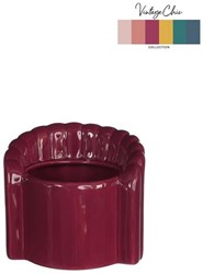 Bloempot Pouff stoel kers Ø8,4x9x9,5cm