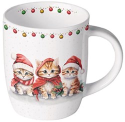 Ambiente mug chat porcelaine 0,2L tasse à café cadeau