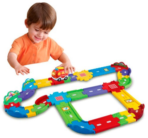 VTech circuit de jouet Toet Toet Voitures Pièces de Circuit Deluxe - Multicolore-3