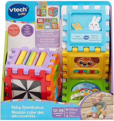 VTech baby activiteitenkubus kleurrijk speelgoed voor peuters motoriek