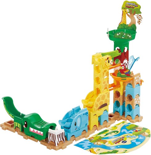 VTech circuit à billes Marble Rush Junior Animal Set J100 jouet-2