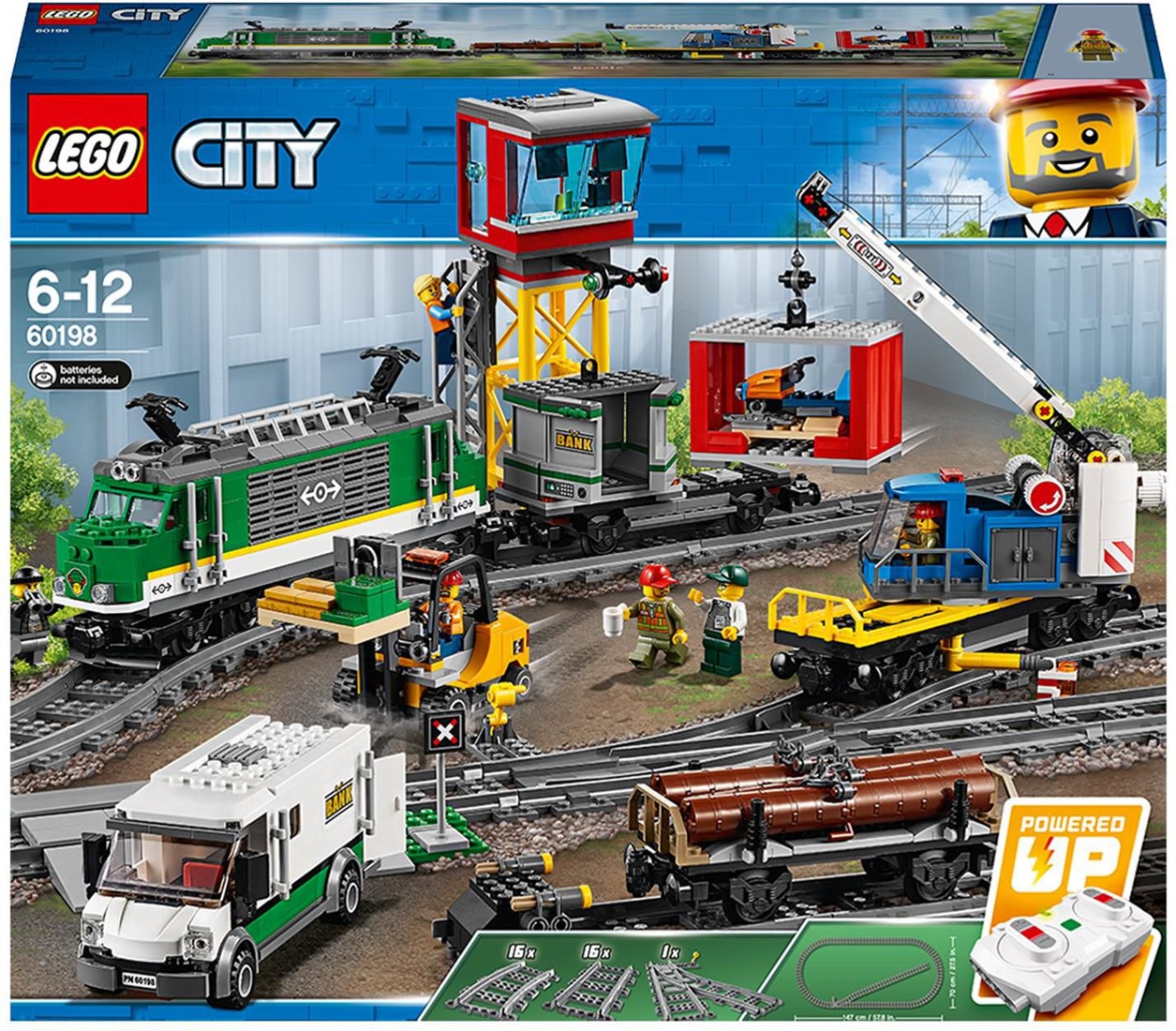 LEGO City Le train de marchandises télécommandé - 60198