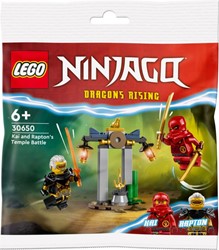 LEGO Ninjago set de construction temple Kai et Rapton - coffret 30650