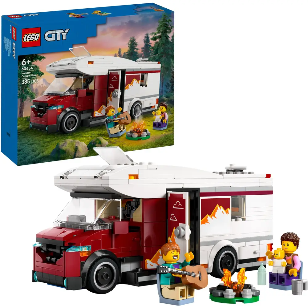 LEGO City avontuurlijke camper voertuigset - vakantie speelgoed