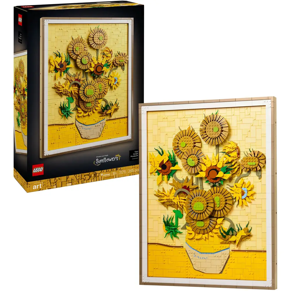 LEGO Art schilderij bouwset Vincent van Gogh Zonnebloemen 31215