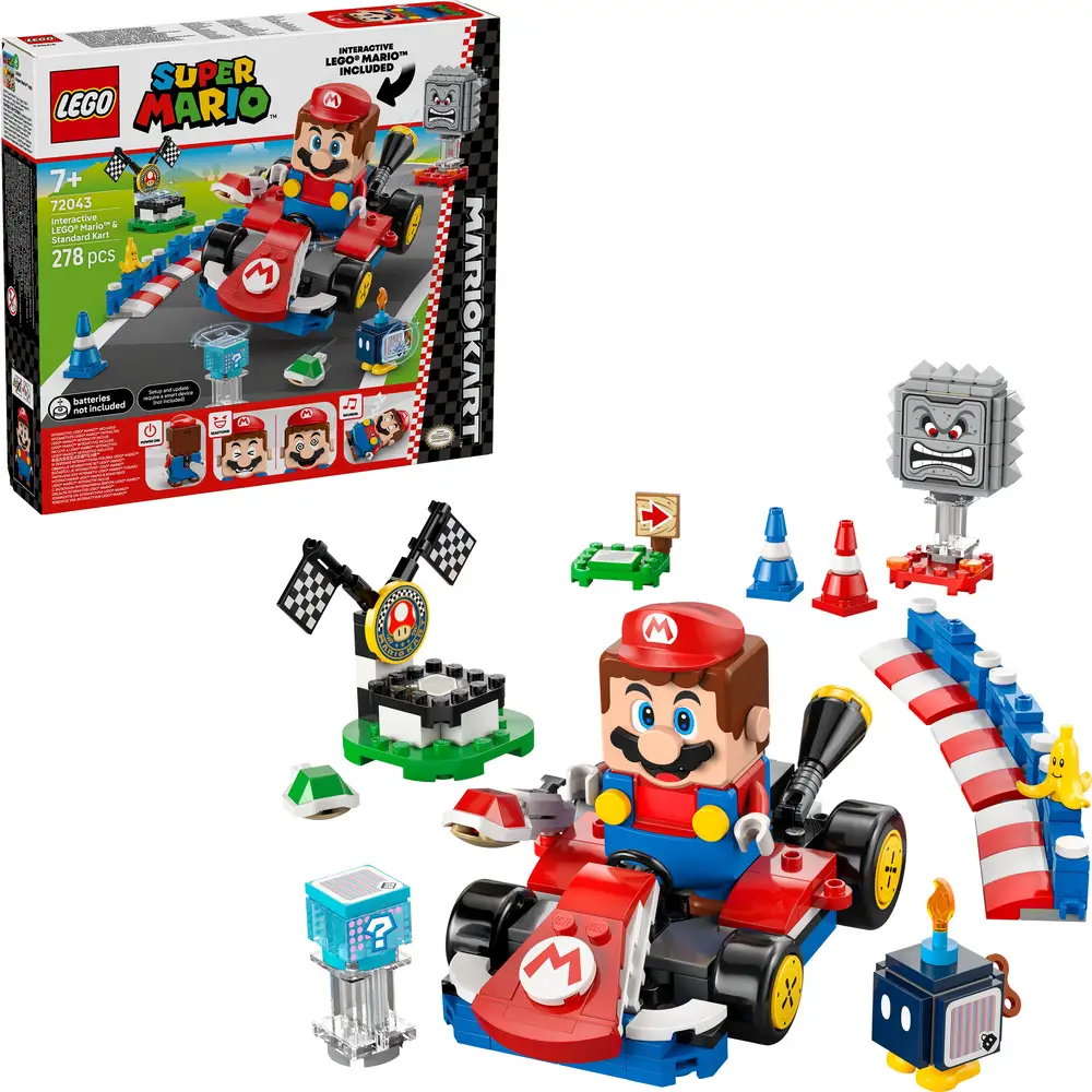LEGO Super Mario interactieve speelset met Mario en standaardkart