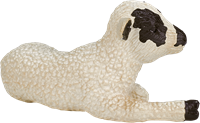 Mojo Farm speelgoed Zwartkopschaap Lam liggend - 387060
