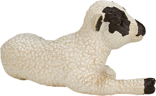 Mojo Farm speelgoed Zwartkopschaap Lam liggend - 387060