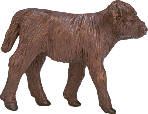 Mojo Jouet de ferme Veau des Highlands - 387202-2