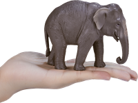 Mojo Wildlife speelgoed Aziatische Olifant - 387266-3