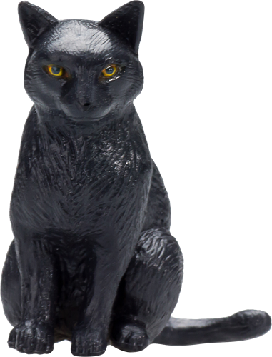 Mojo Pets speelgoed Kat Zittend Zwart - 387372