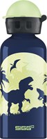 SIGG drinkfles Glow Moon Dinos aluminium 0,4L blauw kind-2