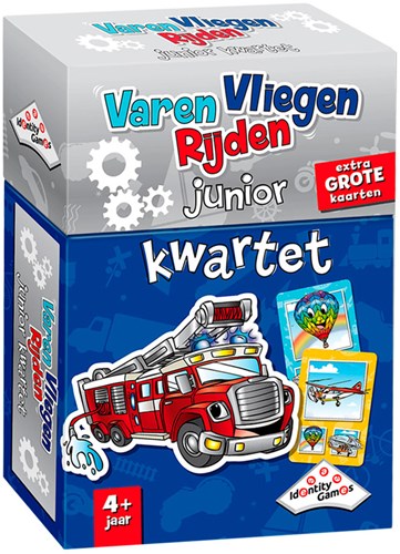 Identity games voertuigen kwartetspel junior - educatief kaartspel