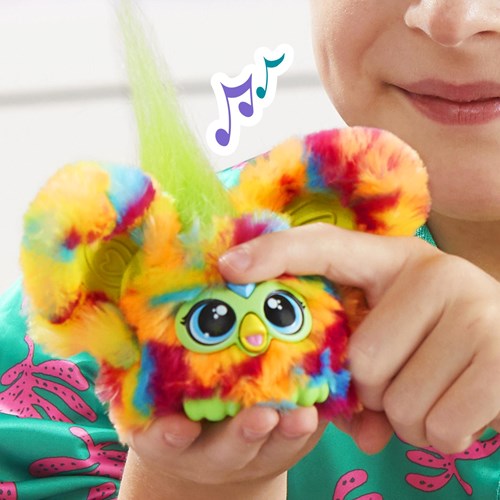 Hasbro Furby Furblets interactieve knuffel met geluid 12 cm pluche - 1 stuk / kleur - willekeurig geleverd-3