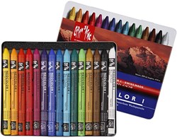 Caran d'Ache oliekrijt set Neocolor I 15 kleuren voor kinderen