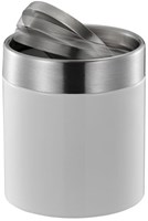 EKO tafelafvalbak Fandy 1,5 liter - wit - RVS - prullenbak-3
