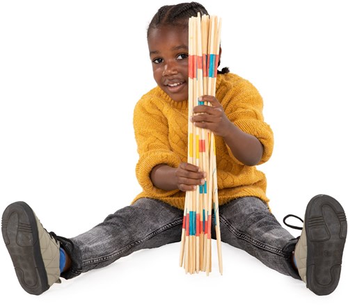 Creative Craft Group mikado spel XL houten stokken 50cm - 41 stuks-3