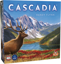 White Goblin Games bordspel Cascadia familiespel natuur dieren strategisch