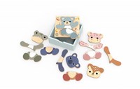 Speedy Monkey puzzel dieren aankleden 24 maanden+ 16,5x16,5cm speelgoed