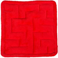Stimove labyrinthe en peluche jouet sensoriel - fidget marble maze