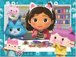 Ravensburger puzzel 4 puzzels - Gabbys Puppenhaus - 12 stukjes