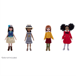 Lottie vêtements de poupée 4 saisons multipack - tenues pour chaque saison