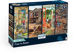 House of Puzzles legpuzzel multipack - 4 x 500 stukjes tuinieren