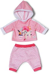 BABY born tenue de poupée survêtement rose 43cm - tenue pour poupée