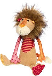 sigikid knuffel leeuw Patchwork Sweety multicolor 32 cm