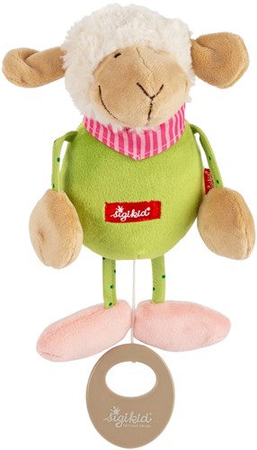 sigikid Muziekknuffel schaap groen 49310