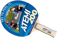 Atemi tafeltennisbat hobby 200 groen - tafeltennisracket voor beginners