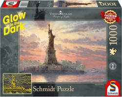 Schmidt puzzel Statue of Liberty Glow in the Dark 1000 stukjes