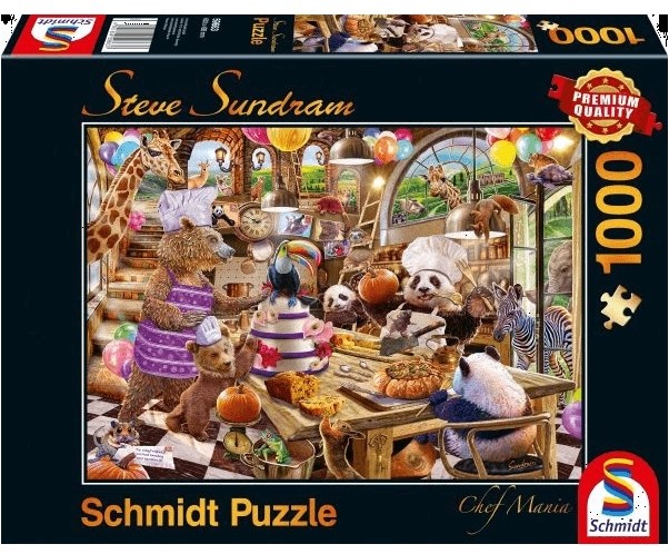 Puzzle Schmidt Chef Mania - 1000 pièces - 12 ans et plus