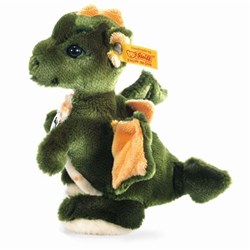 Steiff knuffel draak Raudi jongen groen - pluche 17 cm