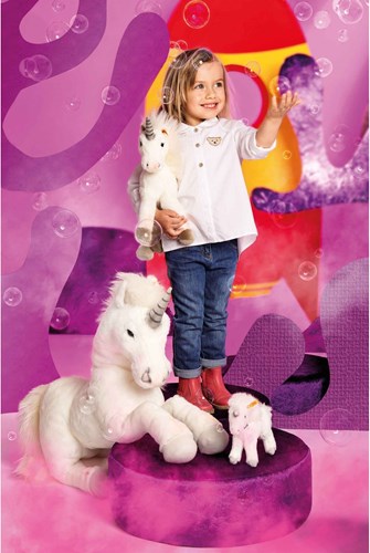 Steiff knuffel eenhoorn Starly wit - pluche bungelende eenhoorn 70 cm-2