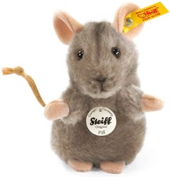Steiff souris en peluche Piff grise - jouet en peluche 10 cm